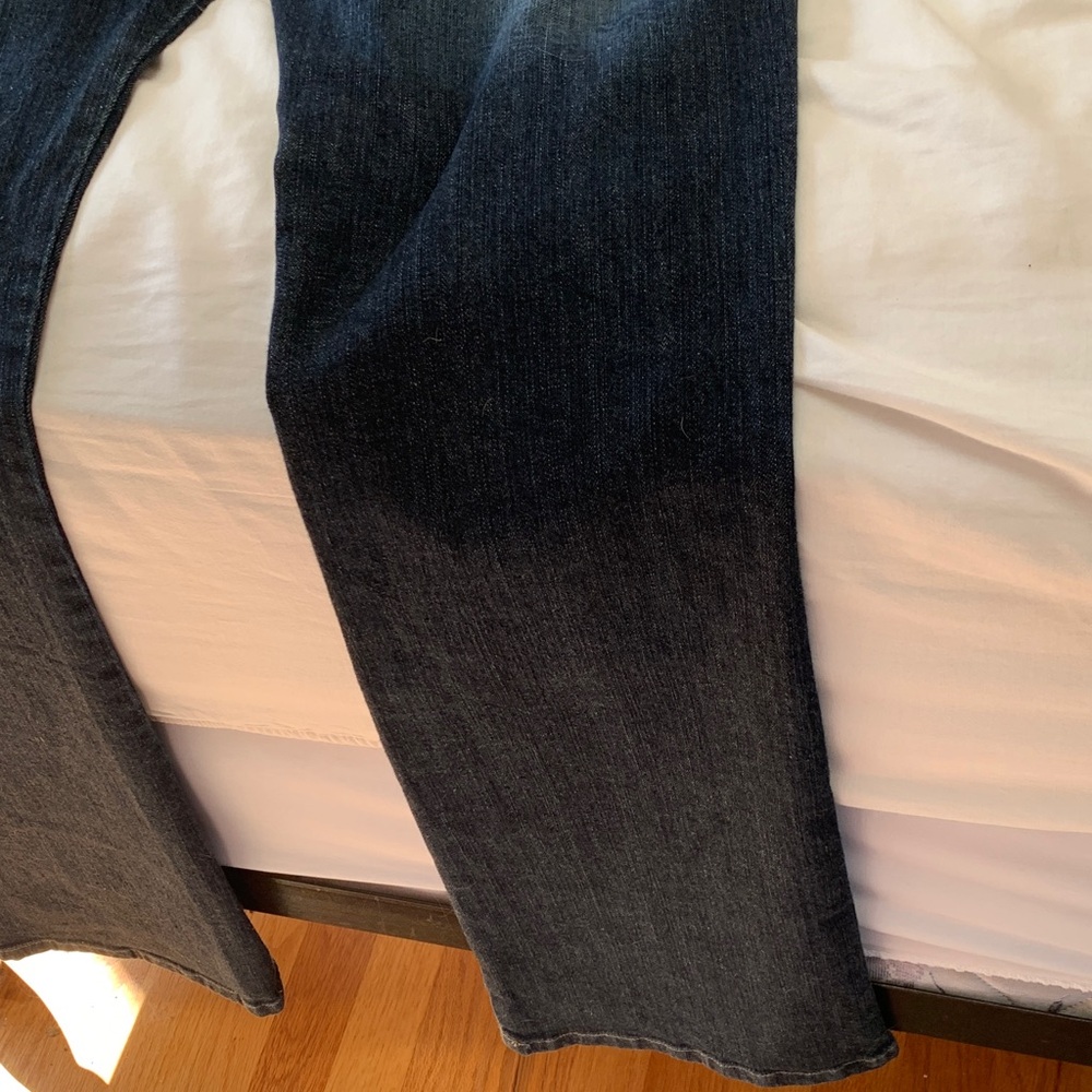 RARE FIND! Rosa & Rose Embellished Blue Jeans size Large - Picture 6 of 7
